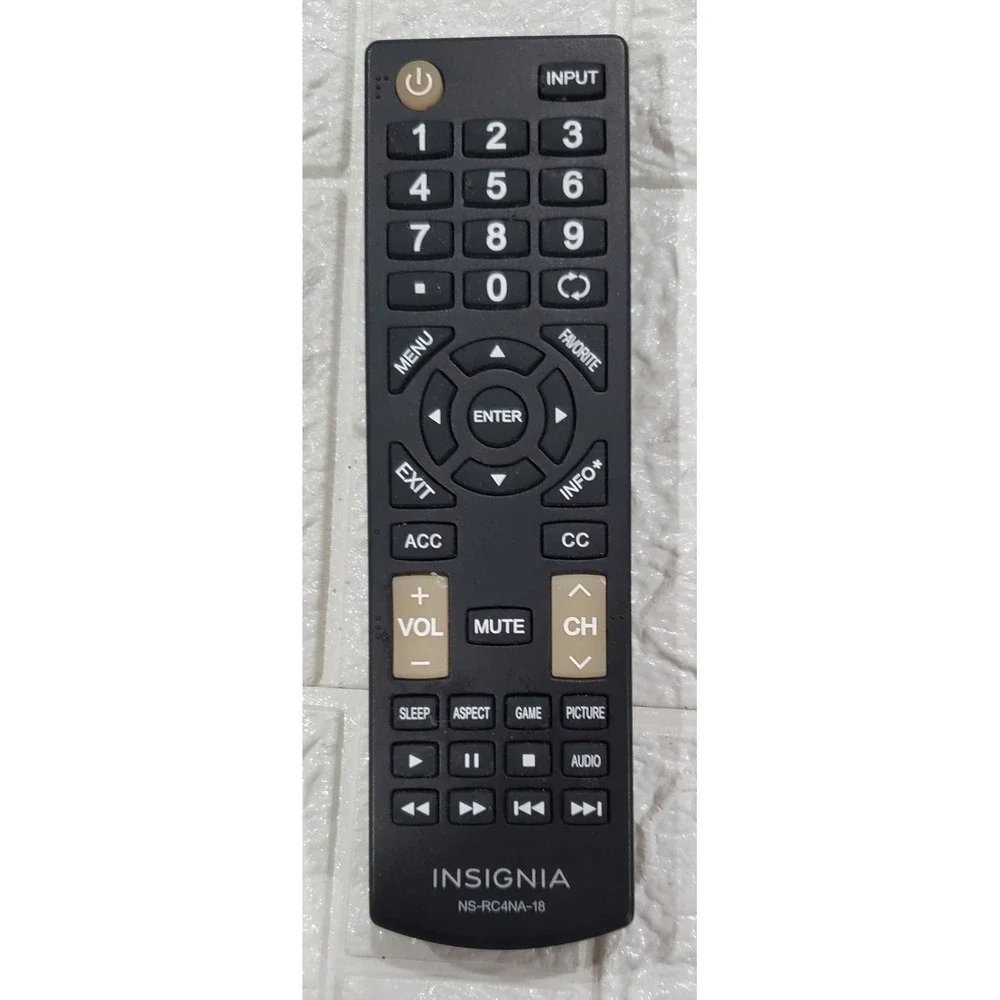 Insignia NS-RC4NA-18 OEM Original‎ TV Remote Control UnTested